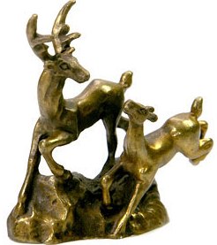 Brass deer